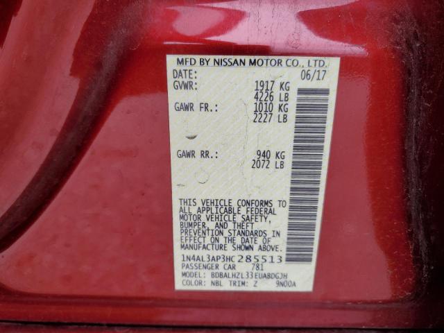 2017 NISSAN ALTIMA 2.5 - 1N4AL3AP3HC285513