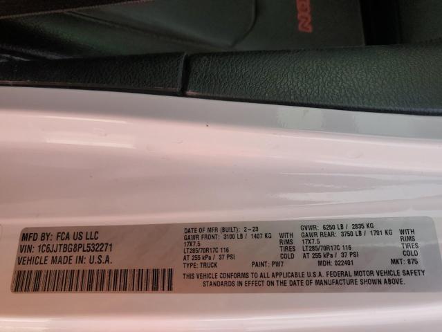 2023 JEEP GLADIATOR - 1C6JJTBG8PL532271