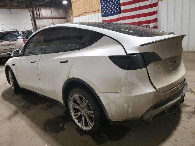 TESLA MODEL Y 2021 white  electric 5YJYGDEE3MF303243 photo #3