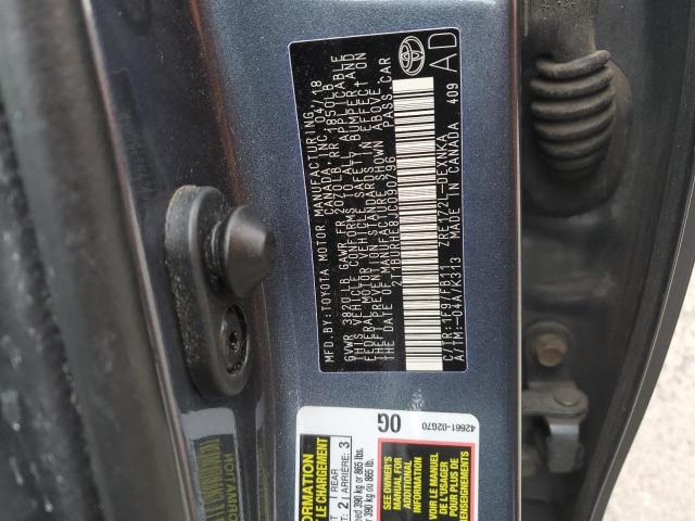 2018 TOYOTA COROLLA L - 2T1BURHE8JC090796