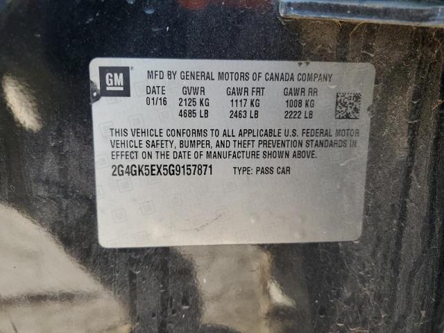 2016 BUICK REGAL 2G4GK5EX5G9157871