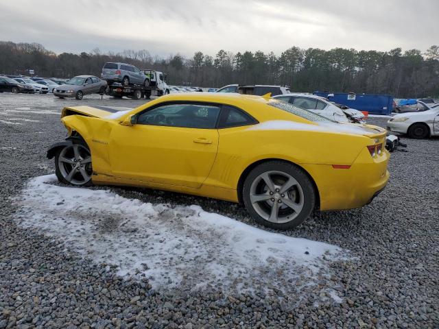 CHEVROLET CAMARO LT 2013 yellow coupe gas 2G1FC1E32D9153512 photo #3