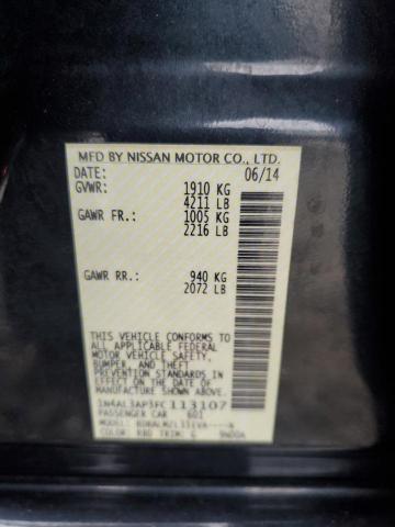 2015 NISSAN ALTIMA 2.5 - 1N4AL3AP3FC113107