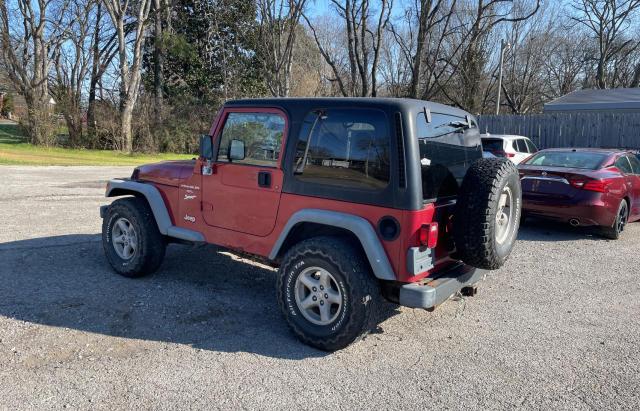 JEEP WRANGLER / 1998 burgundy  gas 1J4FY19S1WP769713 photo #4