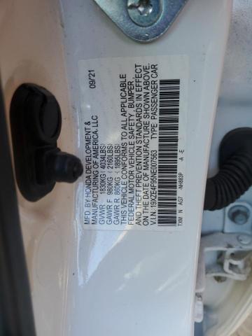 2022 HONDA INSIGHT TO 19XZE4F95NE007563
