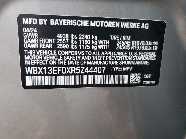 2024 BMW X1 M35I - WBX13EF0XR5Z44407
