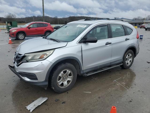 HONDA CR-V LX 2015 silver 4dr spor gas 2HKRM3H34FH506325 photo #1