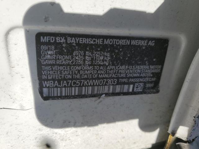 2019 BMW 530 XI - WBAJA7C57KWW07303