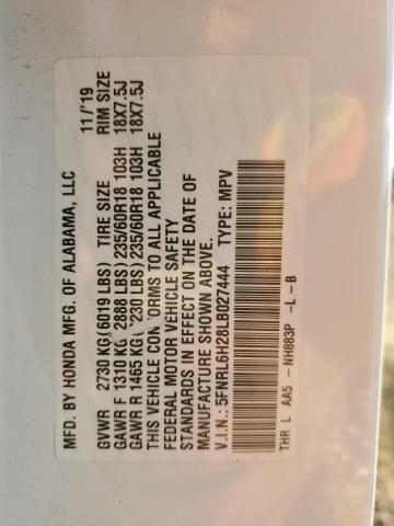 2020 HONDA ODYSSEY LX 5FNRL6H28LB027444