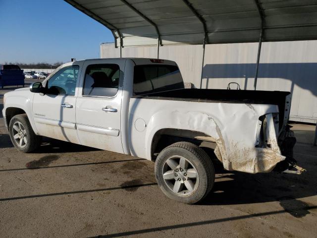 GMC SIERRA C15 2013 white crew pic flexible fuel 3GTP1VE0XDG179506 photo #3