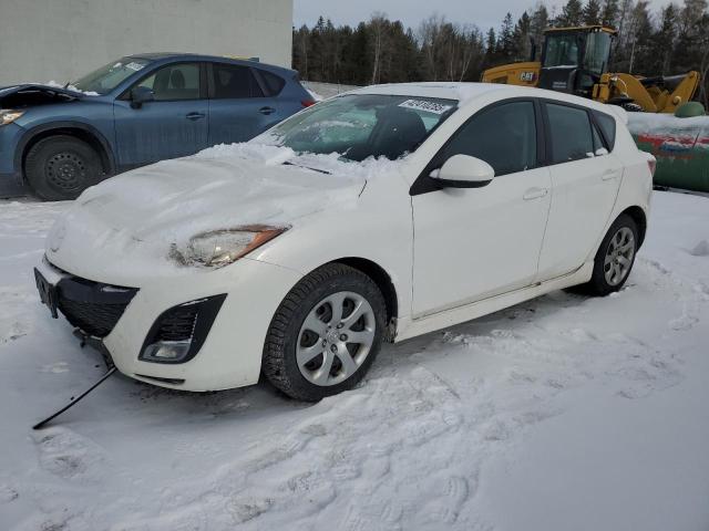 MAZDA 3 S 2011 white  gas JM1BL1L51B1370223 photo #1