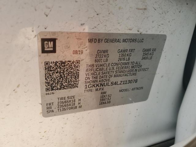 2020 GMC ACADIA SLT - 1GKKNULS4LZ113078
