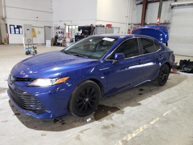 TOYOTA CAMRY L 2018 blue  gas 4T1B11HK9JU509544 photo #1