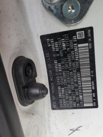2018 HONDA CIVIC EXL - JHMFC1F75JX038391