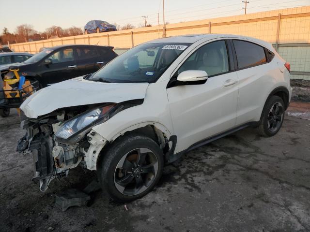 HONDA HR-V EX 2018 white  gas 3CZRU6H57JM725781 photo #1