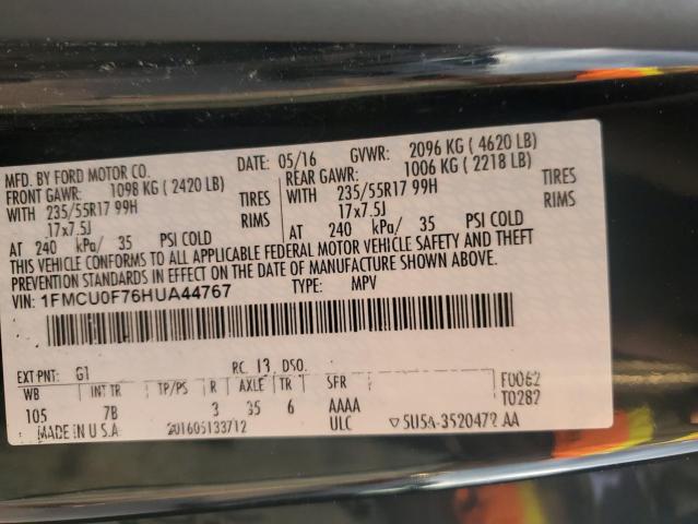 2017 FORD ESCAPE S - 1FMCU0F76HUA44767