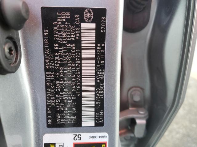 2023 TOYOTA CAMRY SE N 4T1G11AK6PU787231