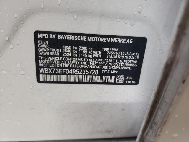 2024 BMW X1 XDRIVE2 - WBX73EF04R5Z35728