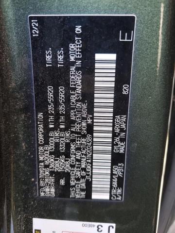 2022 LEXUS RX 450H L JTJJGKFA1N2024389