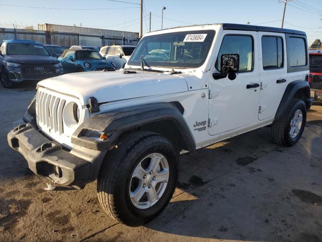 JEEP WRANGLER U 2021 white  gas 1C4HJXDN4MW606175 photo #1