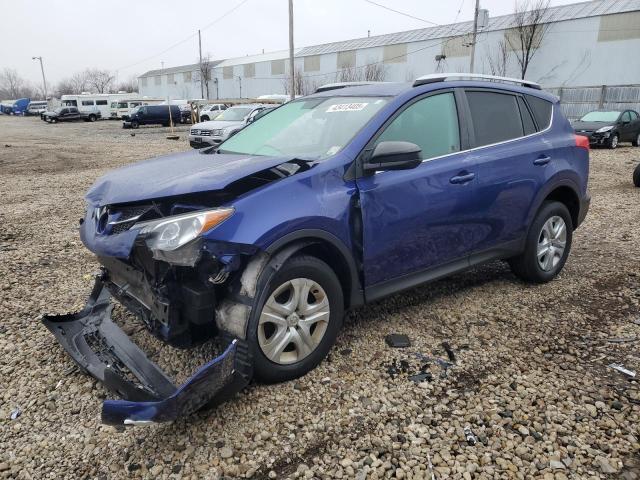 TOYOTA RAV4 LE 2015 blue  gas 2T3ZFREV5FW146588 photo #1