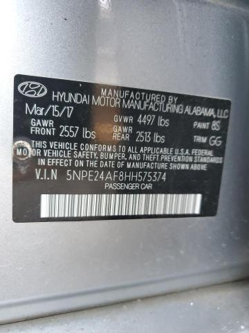 2017 HYUNDAI SONATA SE - 5NPE24AF8HH575374
