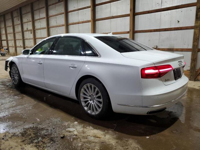 AUDI A8 L QUATT 2015 white  gas WAU3GAFDXFN035453 photo #3