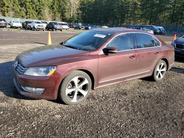 VOLKSWAGEN PASSAT SEL 2012 burgundy  gas 1VWCM7A33CC103965 photo #1