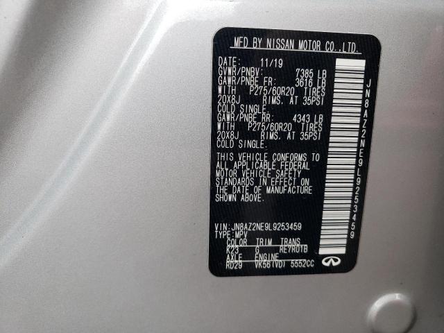 2020 INFINITI QX80 LUXE - JN8AZ2NE9L9253459