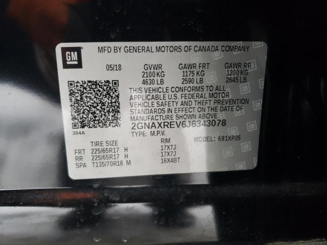 2018 CHEVROLET EQUINOX LS - 2GNAXREV6J6343078