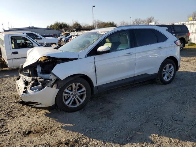 FORD EDGE SEL 2020 white  gas 2FMPK4J96LBA78150 photo #1