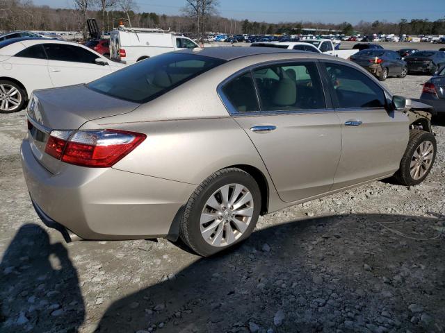 HONDA ACCORD EXL 2014 gold  gas 1HGCR2F8XEA050757 photo #4