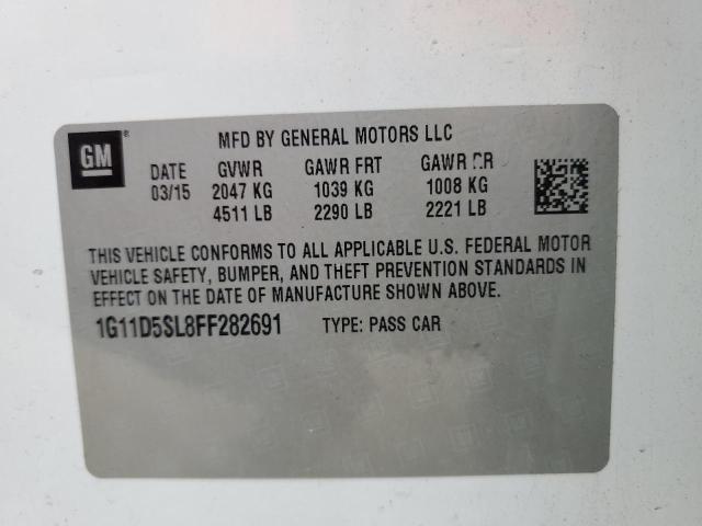 2015 CHEVROLET MALIBU 2LT - 1G11D5SL8FF282691