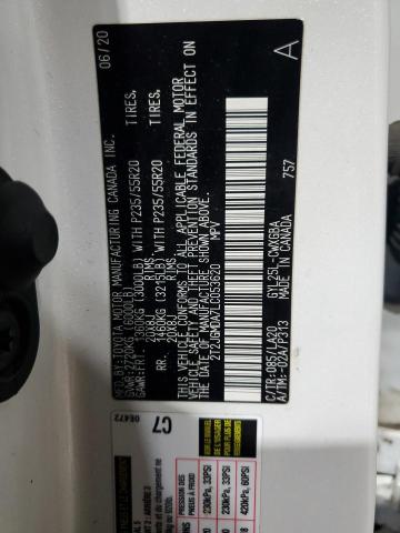 2020 LEXUS RX 450H 2T2JGMDA7LC053620