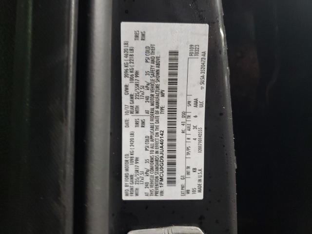 2018 FORD ESCAPE SE - 1FMCU0GD9JUA40142