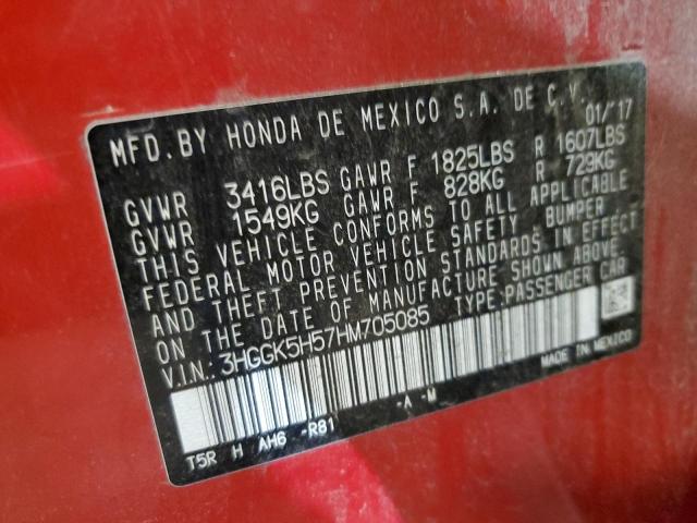2017 HONDA FIT LX - 3HGGK5H57HM705085