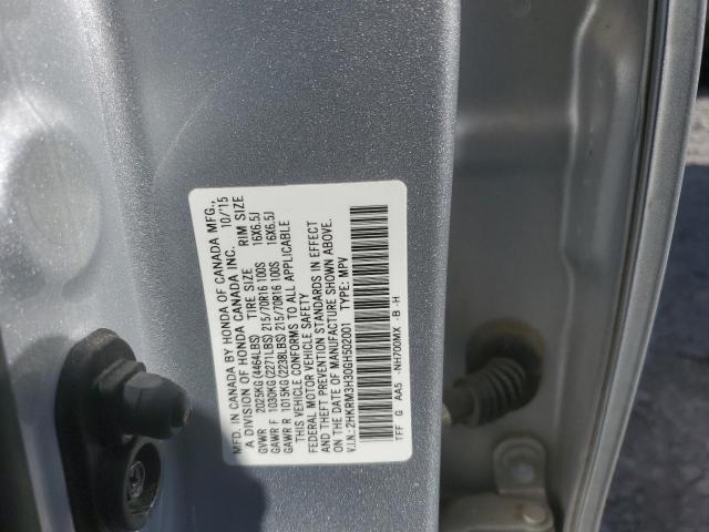 2016 HONDA CR-V LX - 2HKRM3H30GH502001