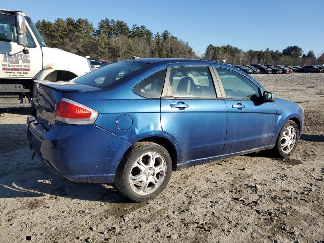 FORD FOCUS SES 2009 blue sedan 4d gas 1FAHP36NX9W139300 photo #4