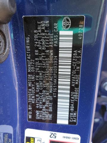 2023 TOYOTA CAMRY SE N - 4T1G11AKXPU093934