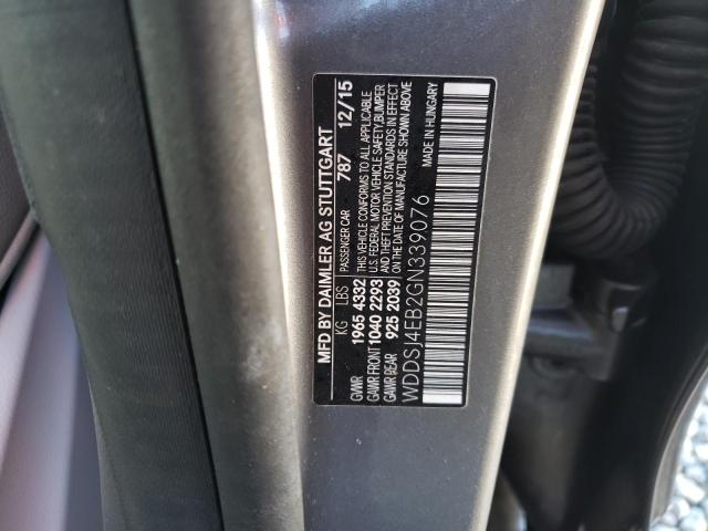 2016 MERCEDES-BENZ CLA 250 - WDDSJ4EB2GN339076