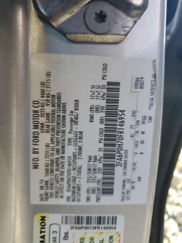 2015 FORD FUSION SE 3FA6P0H70FR146954