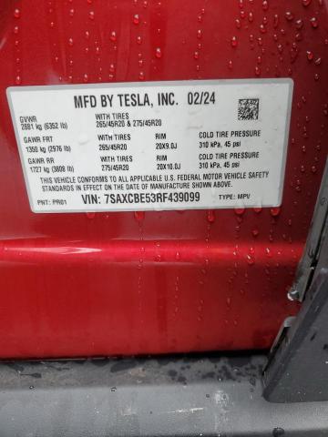 2024 TESLA MODEL X - 7SAXCBE53RF439099