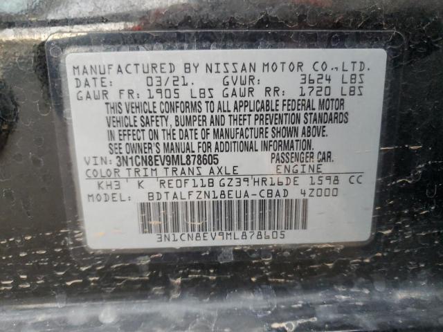2021 NISSAN VERSA SV - 3N1CN8EV9ML878605