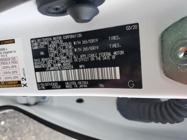2020 LEXUS GX 460 PRE JTJAM7BX7L5260024