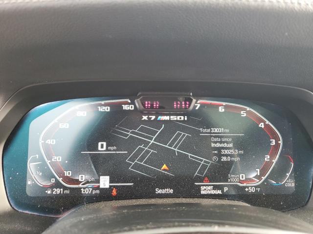 2022 BMW X7 M50I 5UXCX6C01N9L57177