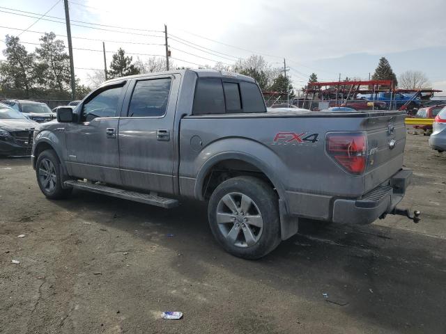 FORD F150 SUPER 2014 gray  gas 1FTFW1ET6EKE83054 photo #3