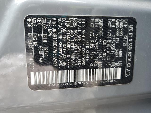 2023 NISSAN ROGUE PLAT JN8BT3DD7PW302427