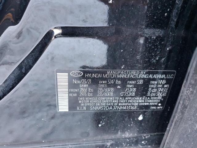 2022 HYUNDAI SANTA FE S - 5NMS2DAJ7NH413168