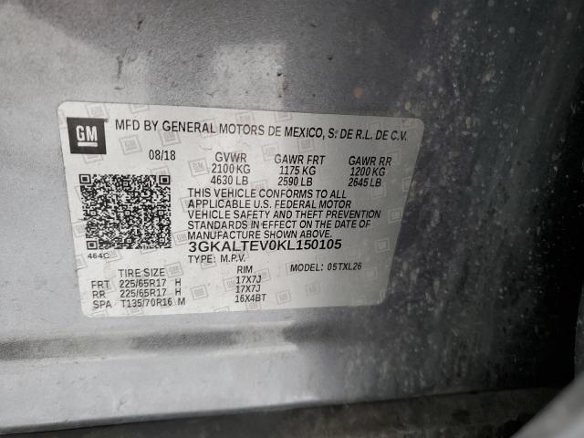 2019 GMC TERRAIN SL - 3GKALTEV0KL150105