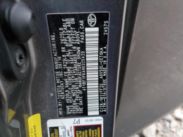 2017 TOYOTA CAMRY LE - 4T1BF1FK4HU325420